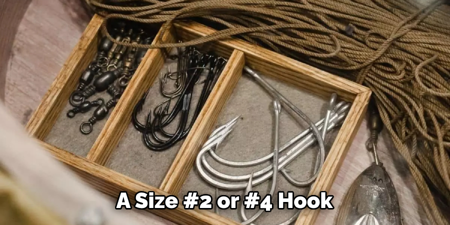 A Size #2 or #4 Hook