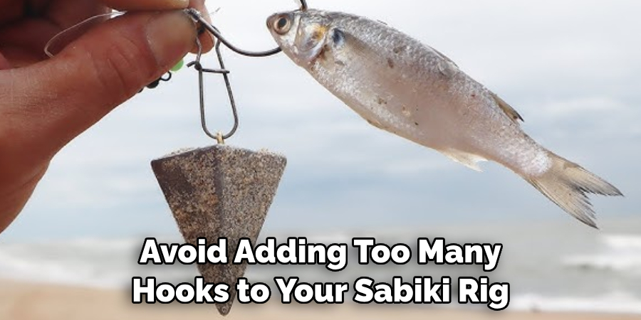 Avoid Adding Too Many 
Hooks to Your Sabiki Rig