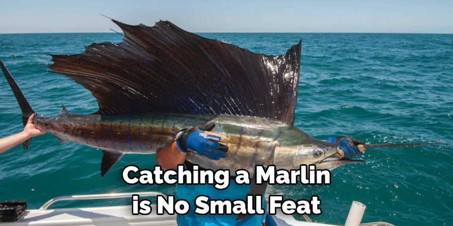 Catching a Marlin is No Small Feat