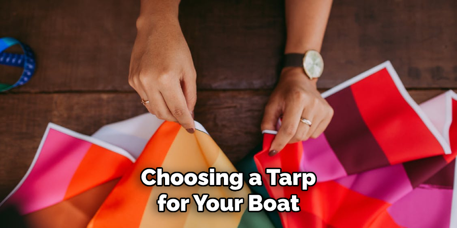 Choosing a Tarp for Your Boat