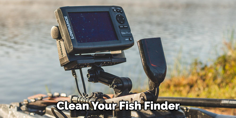 Clean Your Fish Finder 