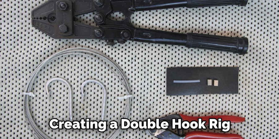 creating a double hook rig