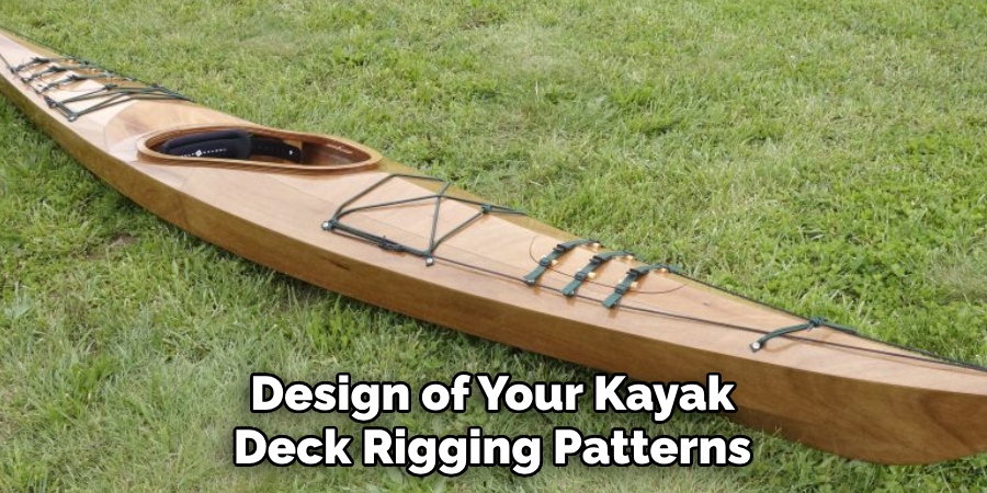 Design of Your Kayak Deck Rigging Patterns