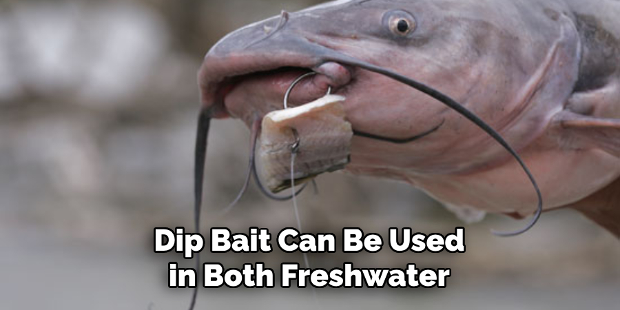 Dip Bait Can Be Used in Both Freshwater