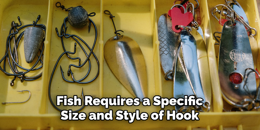 Fish Requires a Specific Size and Style of Hook