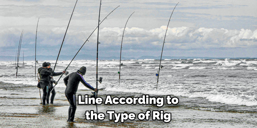 Line According to the Type of Rig