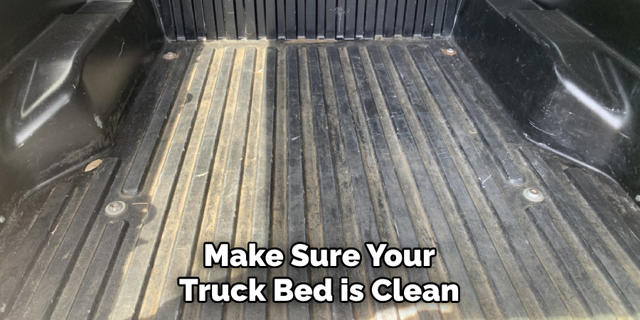 Make Sure Your Truck Bed is Clean