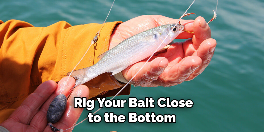  Rig Your Bait Close to the Bottom