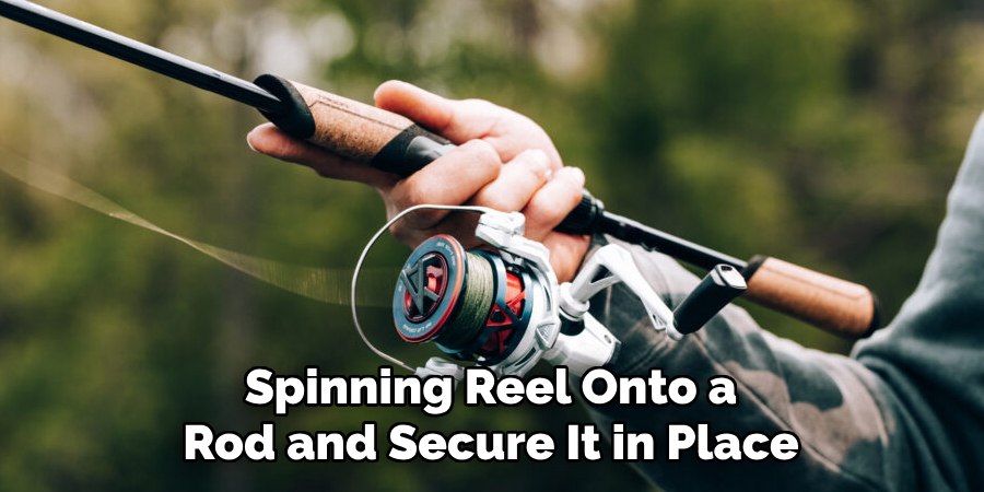 Spinning Reel Onto a Rod and Secure It in Place