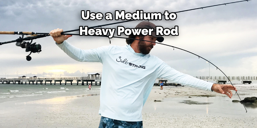 Use a Medium to 
Heavy Power Rod