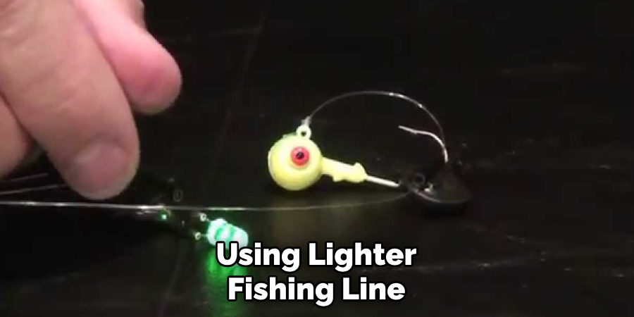 Using Lighter Fishing Line