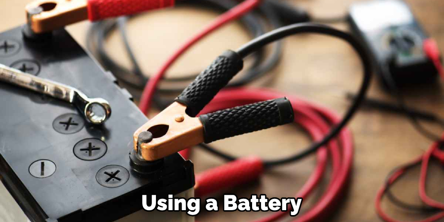 Using a Battery