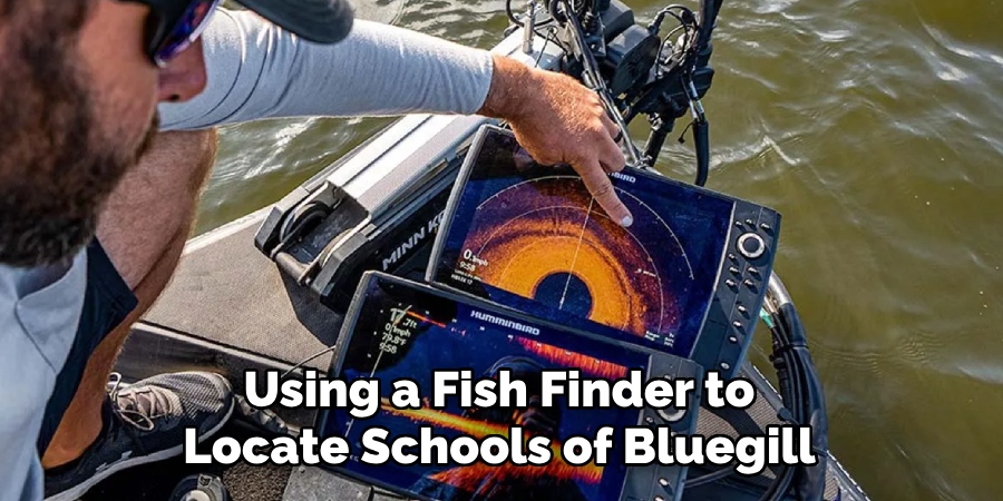 Using a Fish Finder to Locate Schools of Bluegill