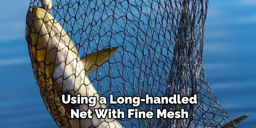 Using a Long-handled Net With Fine Mesh