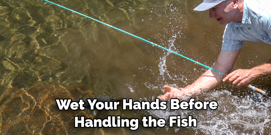 Wet Your Hands Before Handling the Fish