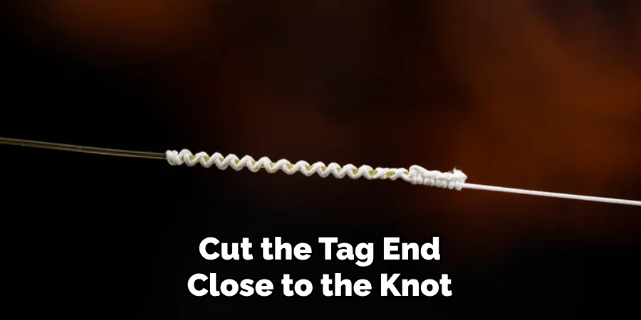 Cut the Tag End Close to the Knot