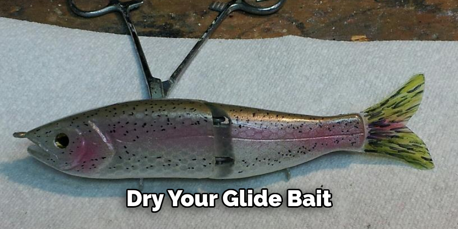 Dry Your Glide Bait