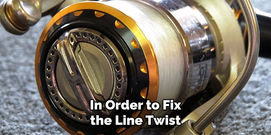 In Order to Fix the Line Twist