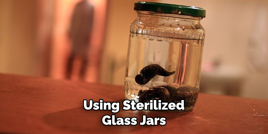 Using Sterilized Glass Jars