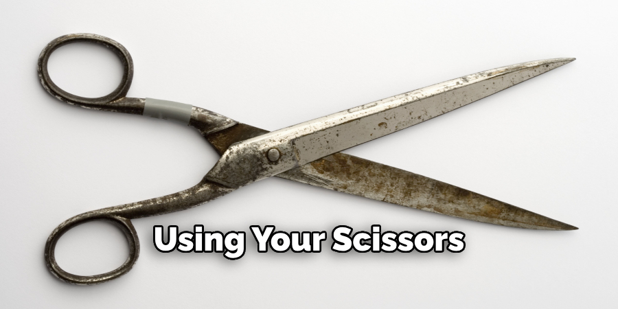 Using Your Scissors