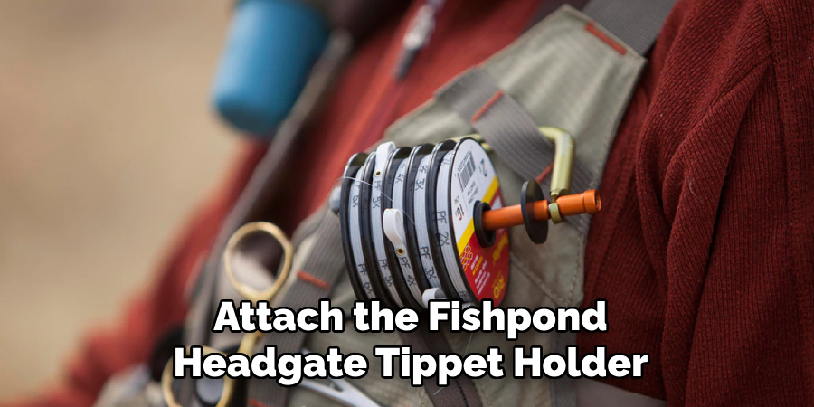 Attach the Fishpond Headgate Tippet Holder