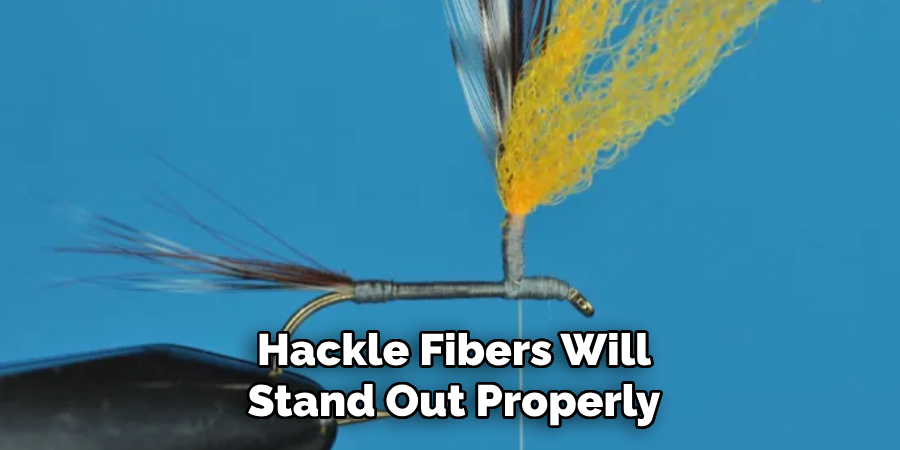 Hackle Fibers Will Stand Out Properly