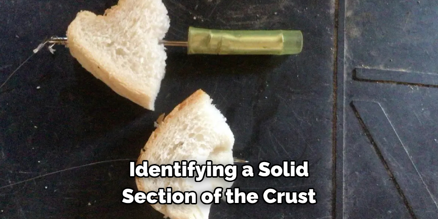 Identifying a Solid Section of the Crust