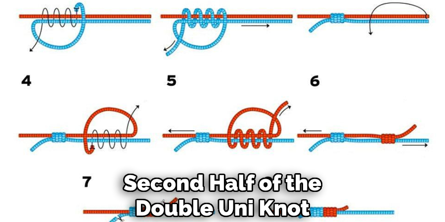 Second Half of the Double Uni Knot
