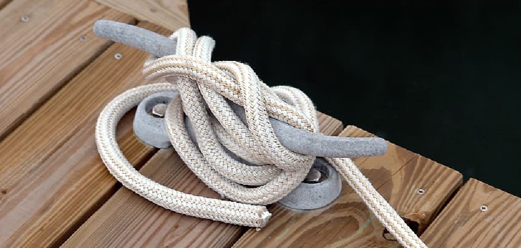 How to Tie an Anchor Line