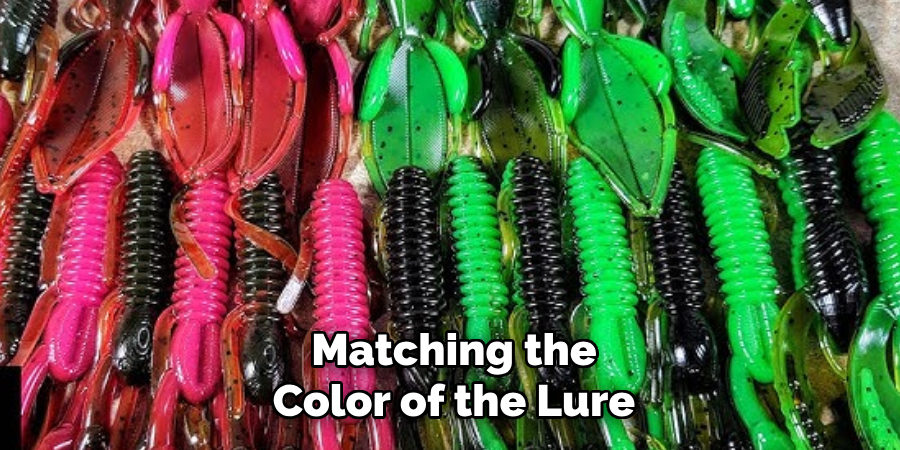 Matching the Color of the Lure