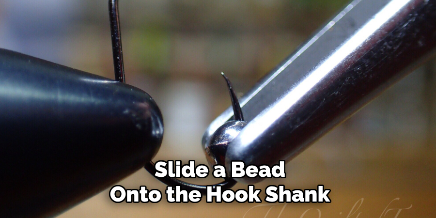 Slide a Bead Onto the Hook Shank
