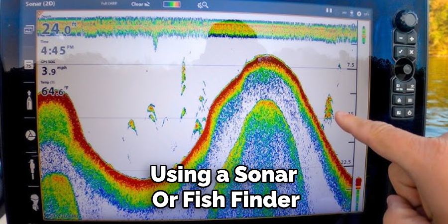 Using a Sonar Or Fish Finder